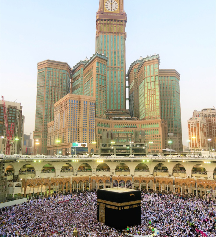 Kaaba and Clock Tower